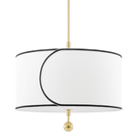 Zara 1Lt/ 3Lt Pendant - Aged Brass