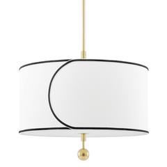 Zara 3Lt Pendant - Aged Brass