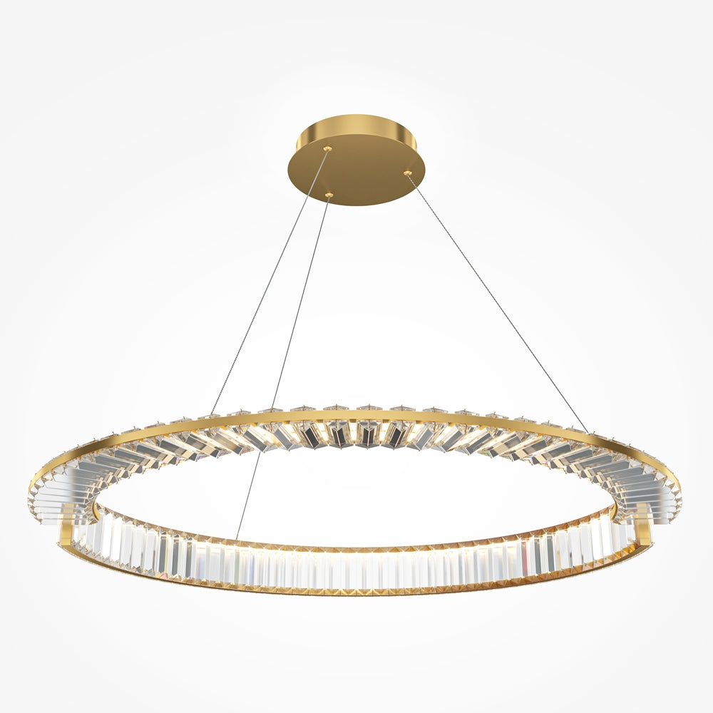 Krone Crystal Ceiling Light - Gold Finish