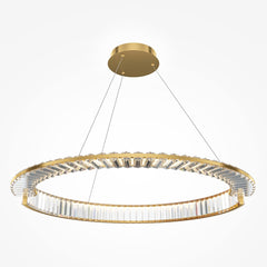Krone Crystal Ceiling Light - Gold Finish