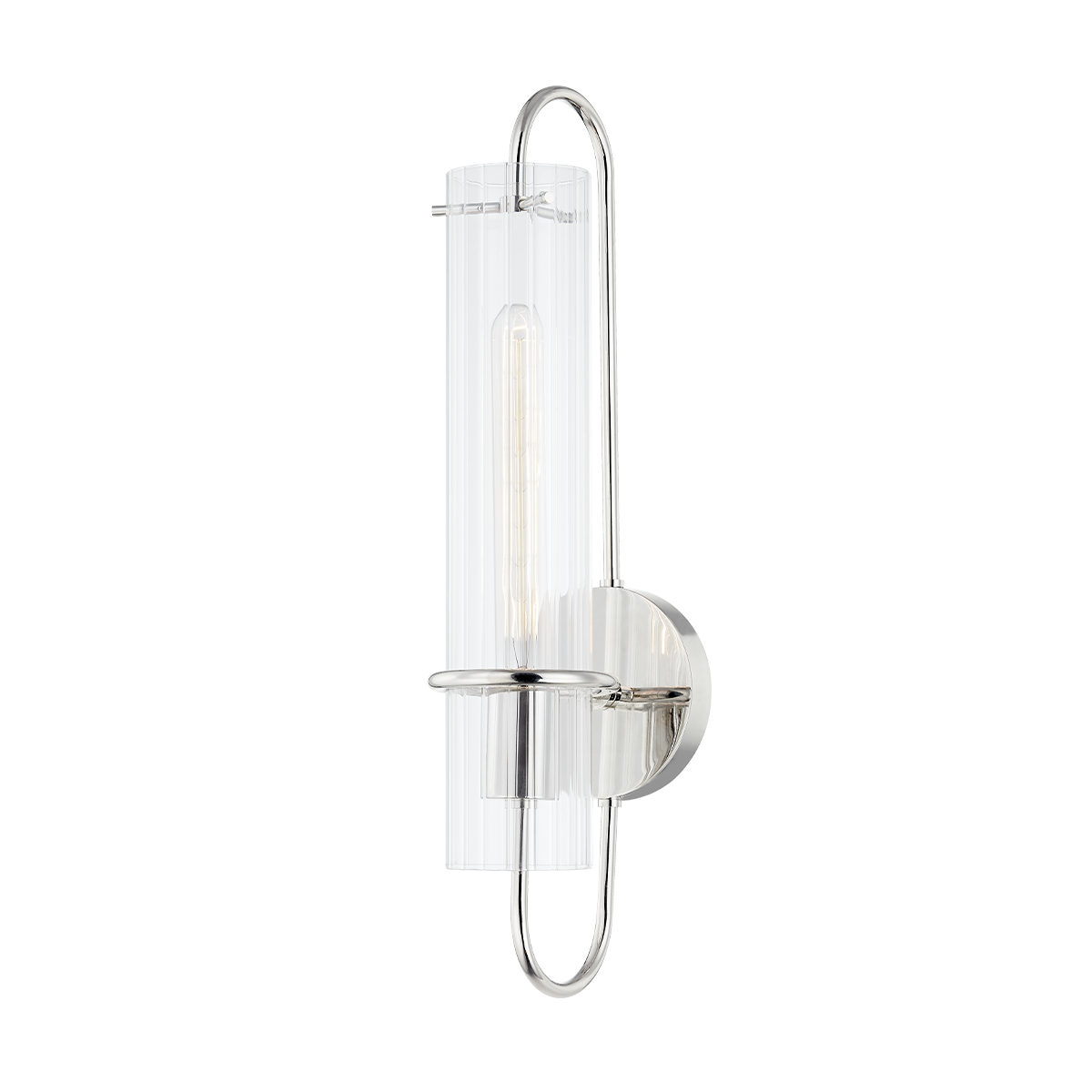 Beck 1Lt Wall Sconce - Brass/Nickel