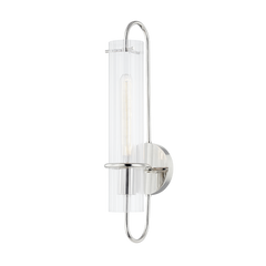 Beck 1Lt Wall Sconce - Brass/Nickel