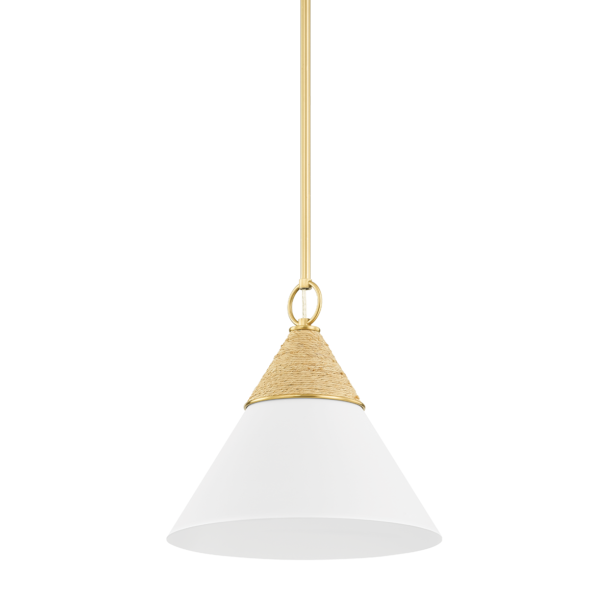 Mica 1Lt Pendant - Brass