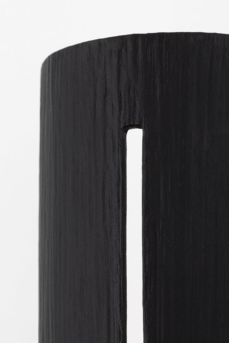 Brandon 2Lt Wall Sconce - White/Black