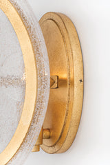 Danes 1Lt Wall Sconce - Gold Leaf