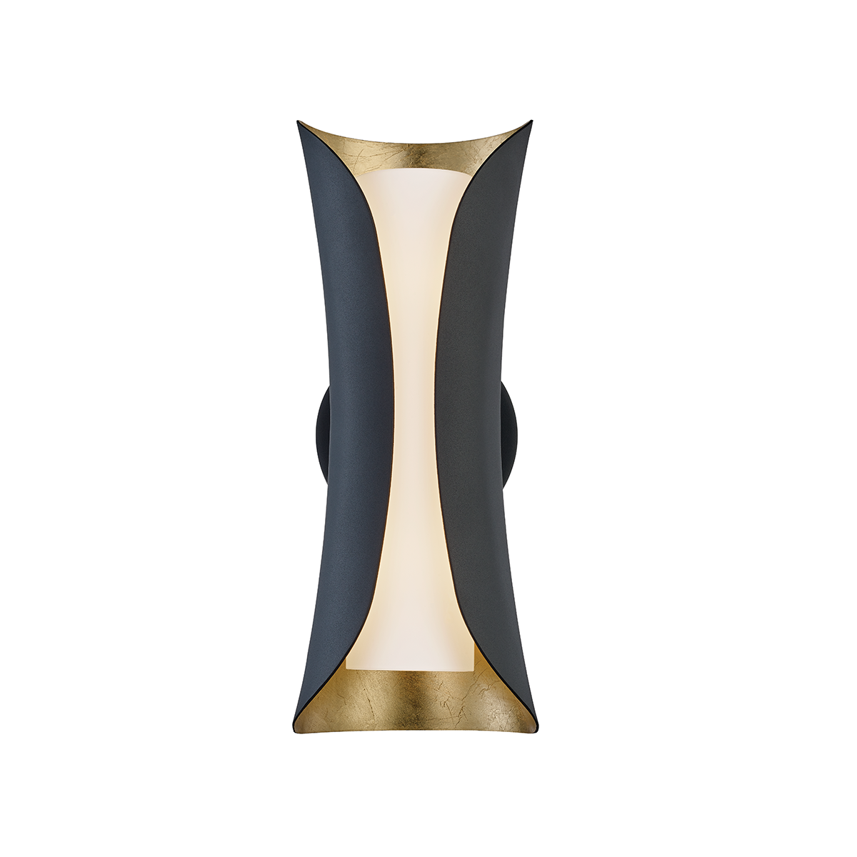 Josie 2Lt Wall Sconce - Black/White