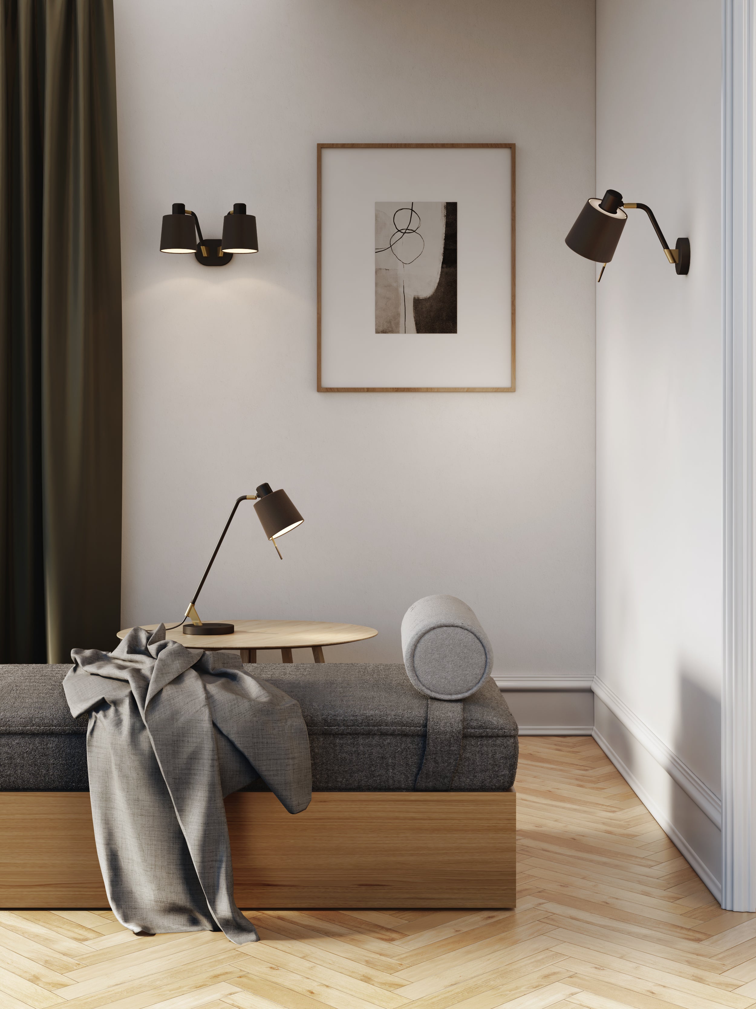 Edward Twin Wall Light