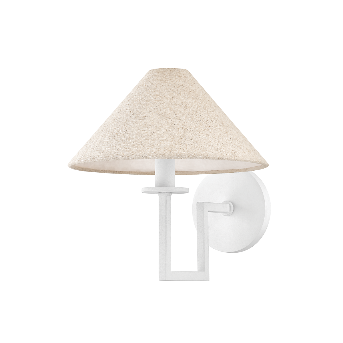 Gladwyne 1Lt Wall Sconce - Textured White