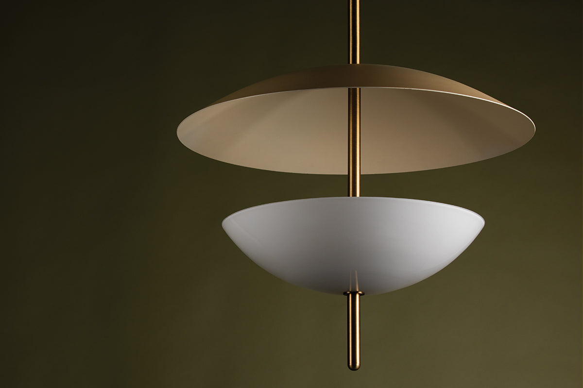Dion 3Lt Pendant - Brass