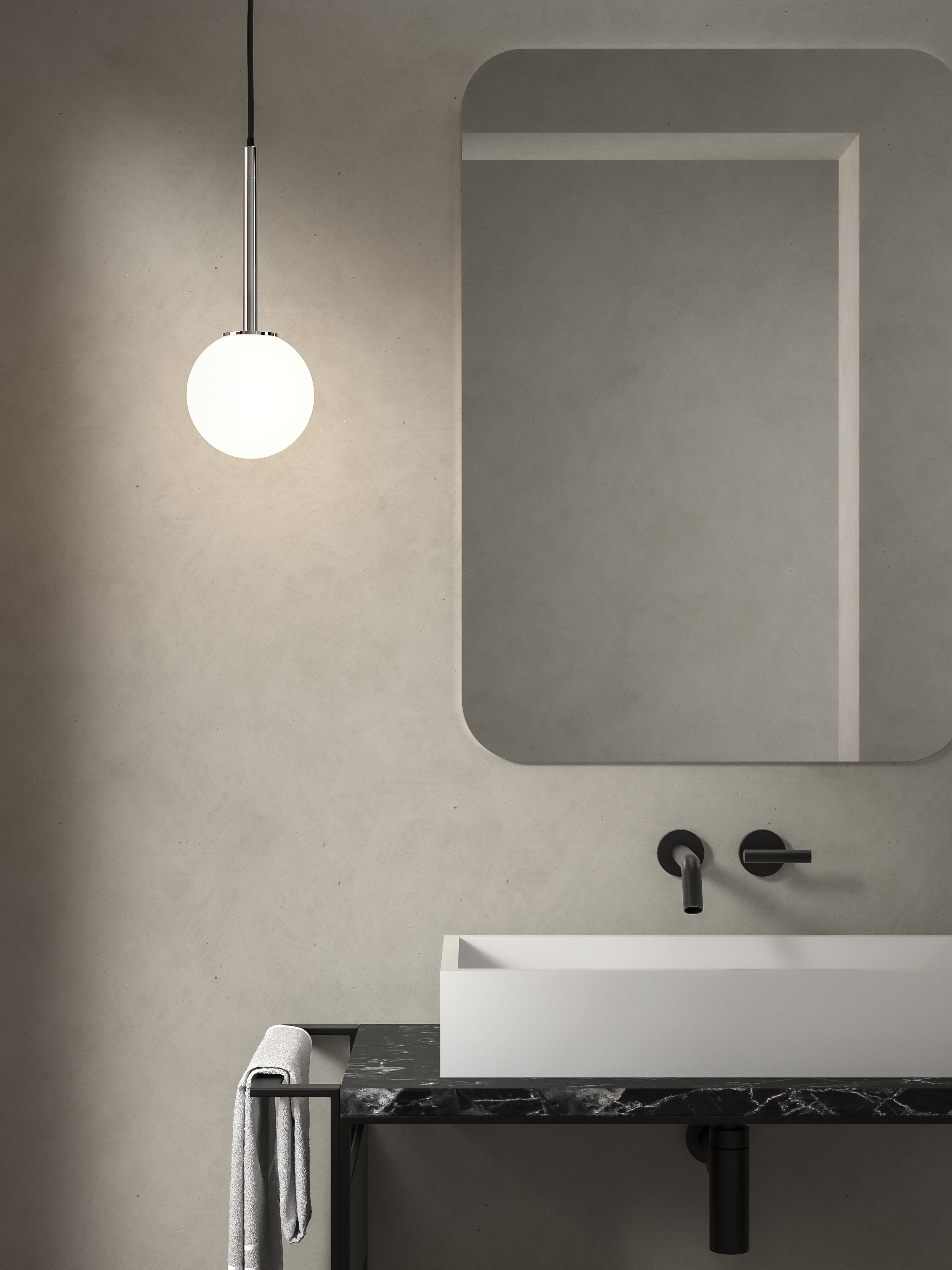 Tacoma Pendant in Various Finishes Base Only G9 IP44