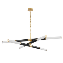 Huntington LED Chandelier - Brass