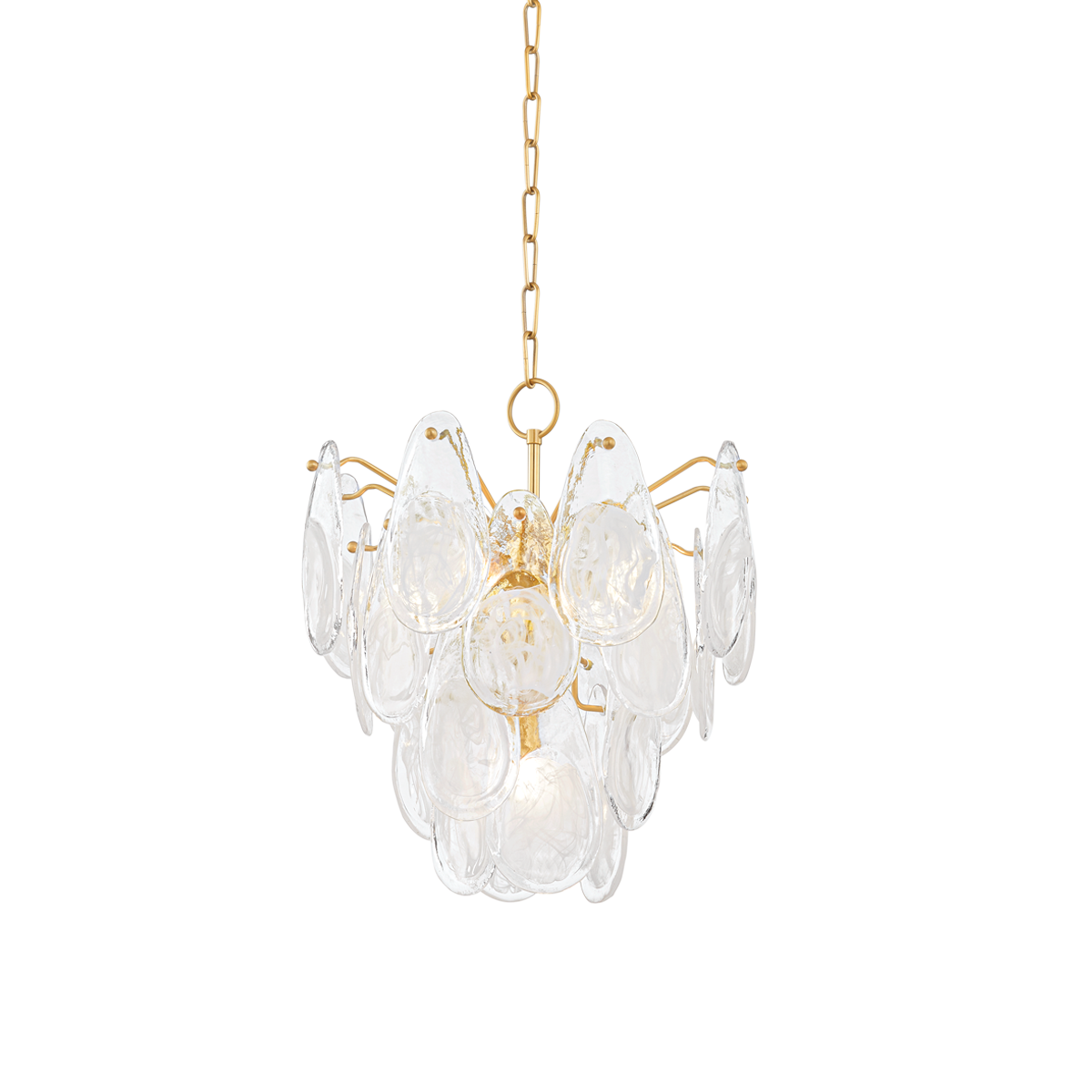 Darcia 5/7/15Lt Chandelier - Aged Brass