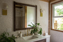 Hinsdale 1Lt Wall Sconce - Aged Brass
