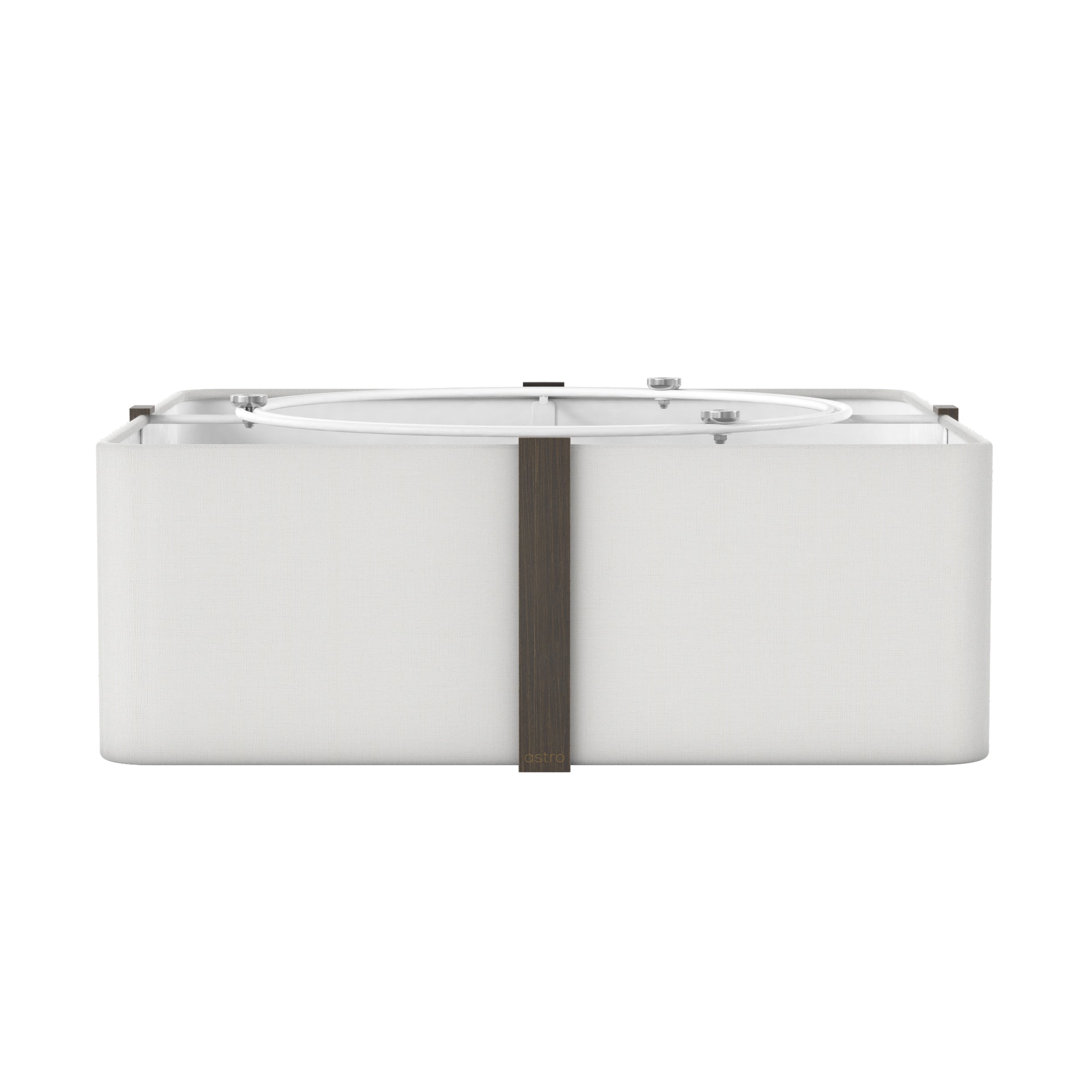 Elba Square 350/500 Shade- White/ Putty Finishes