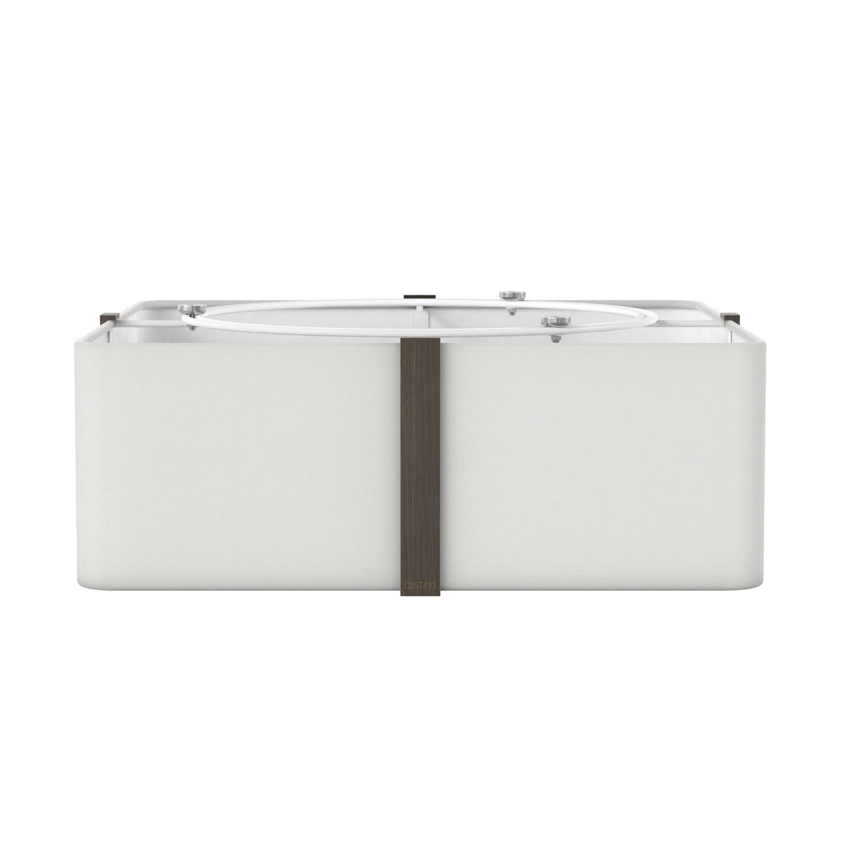 Elba Square 350/500 Shade- White/ Putty Finishes