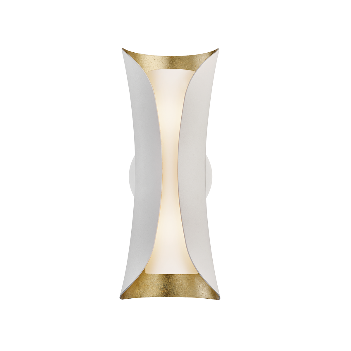 Josie 2Lt Wall Sconce - Black/White