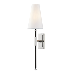 Bowery 1Lt Conical Wall Sconce - Old Bronze/Nickel