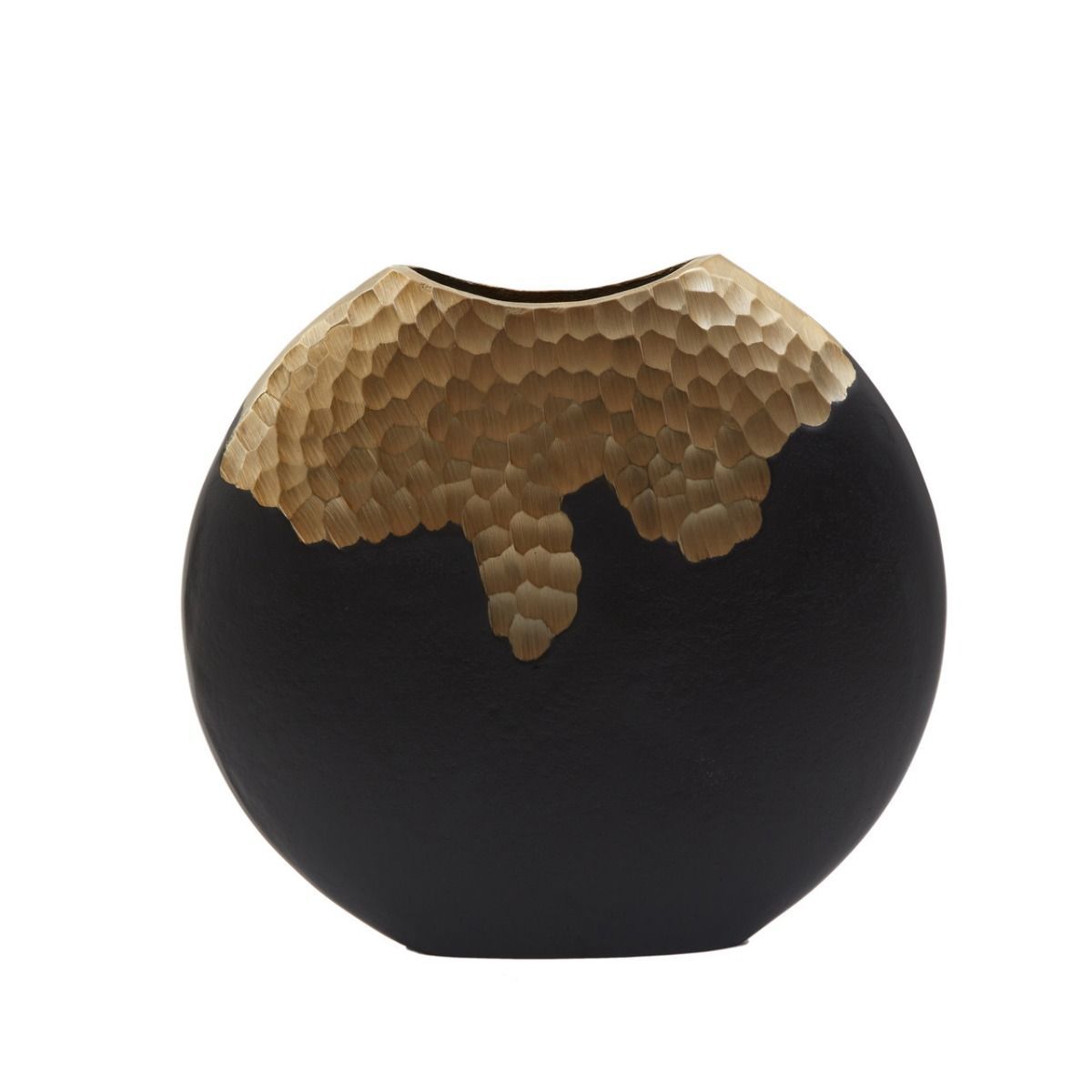 Daito Small/Large Black Gold Round Vase