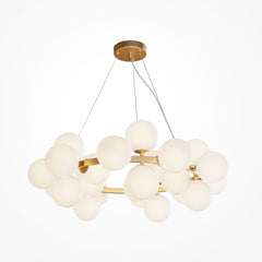 Dallas 25lt Centre Ceiling Lights - Gold/White Promotional Offer