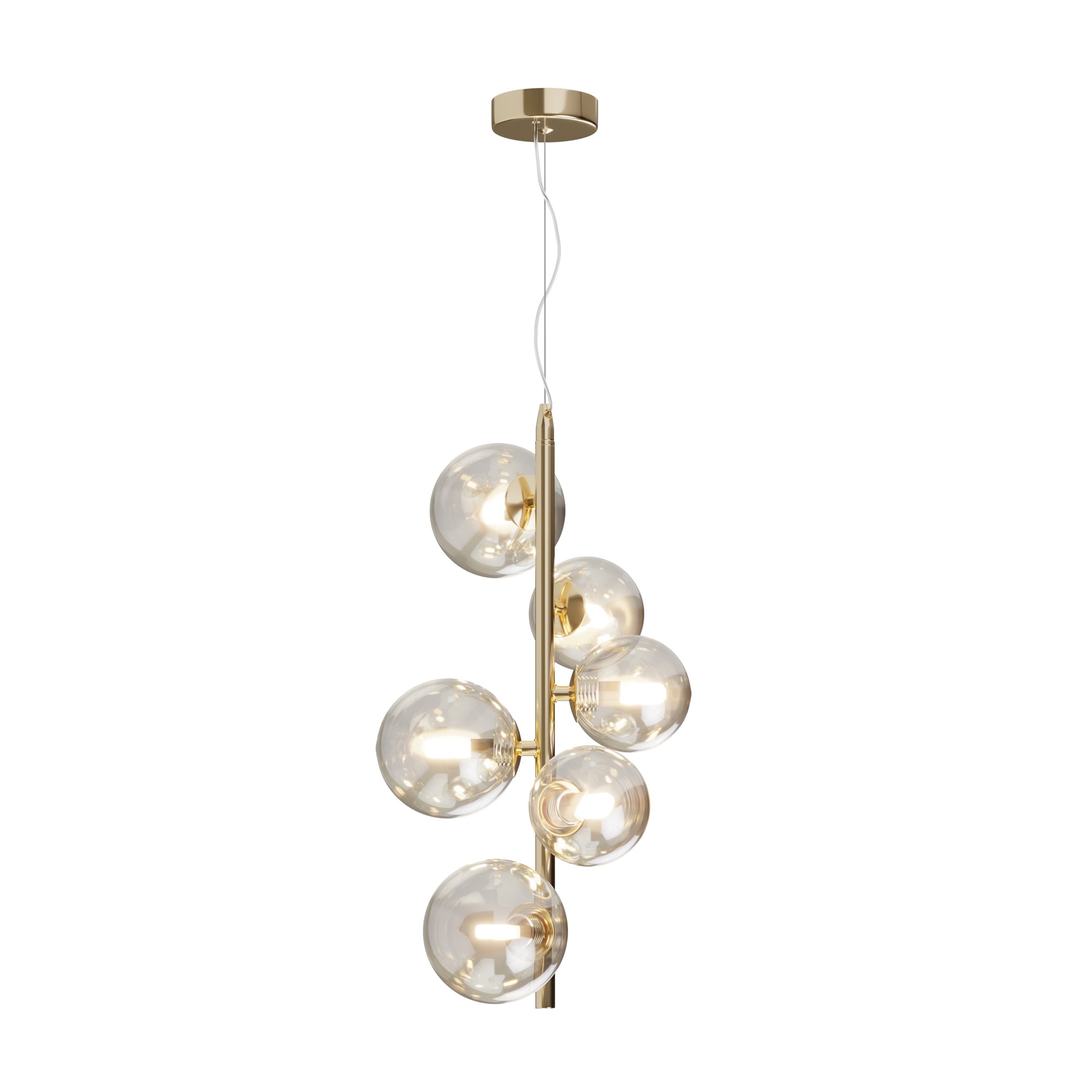 Dallas 6lt Centre Ceiling Light - Various Colours
