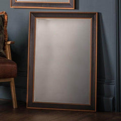 Daltry Mirror Black Rectangle W610 x H760mm