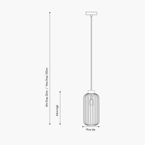 Dania Metal Wire Pendant - Various Colours & Styles