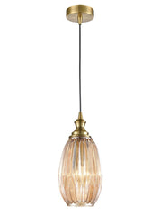 Dante Small/Medium Pendant Ceiling Light - Bronze/Satin Nickel Finish