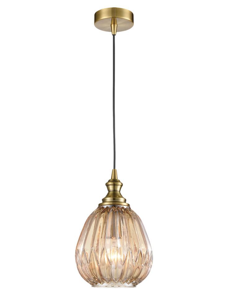 Dante Small/Medium Pendant Ceiling Light - Bronze/Satin Nickel Finish