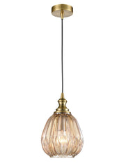 Dante Small/Medium Pendant Ceiling Light - Bronze/Satin Nickel Finish