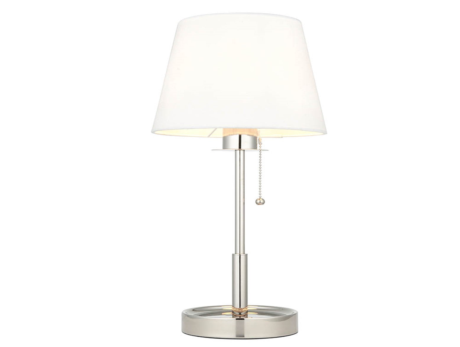 Daphney Table Lamp - Bright Nickel / Satin Brass