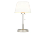 Daphney Table Lamp - Bright Nickel / Satin Brass