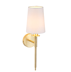 Daphney Wall Light - Bright Nickel / Satin Brass