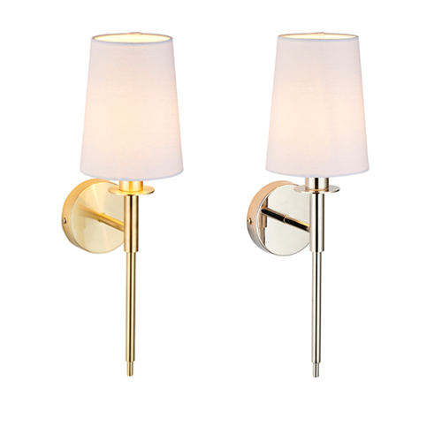 Daphney Wall Light - Bright Nickel / Satin Brass