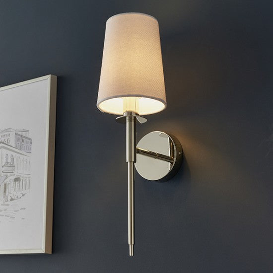 Daphney Wall Light - Bright Nickel / Satin Brass