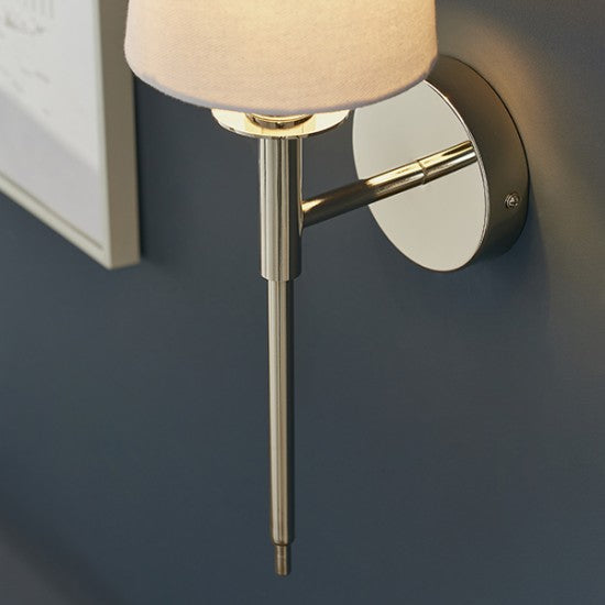 Daphney Wall Light - Bright Nickel / Satin Brass