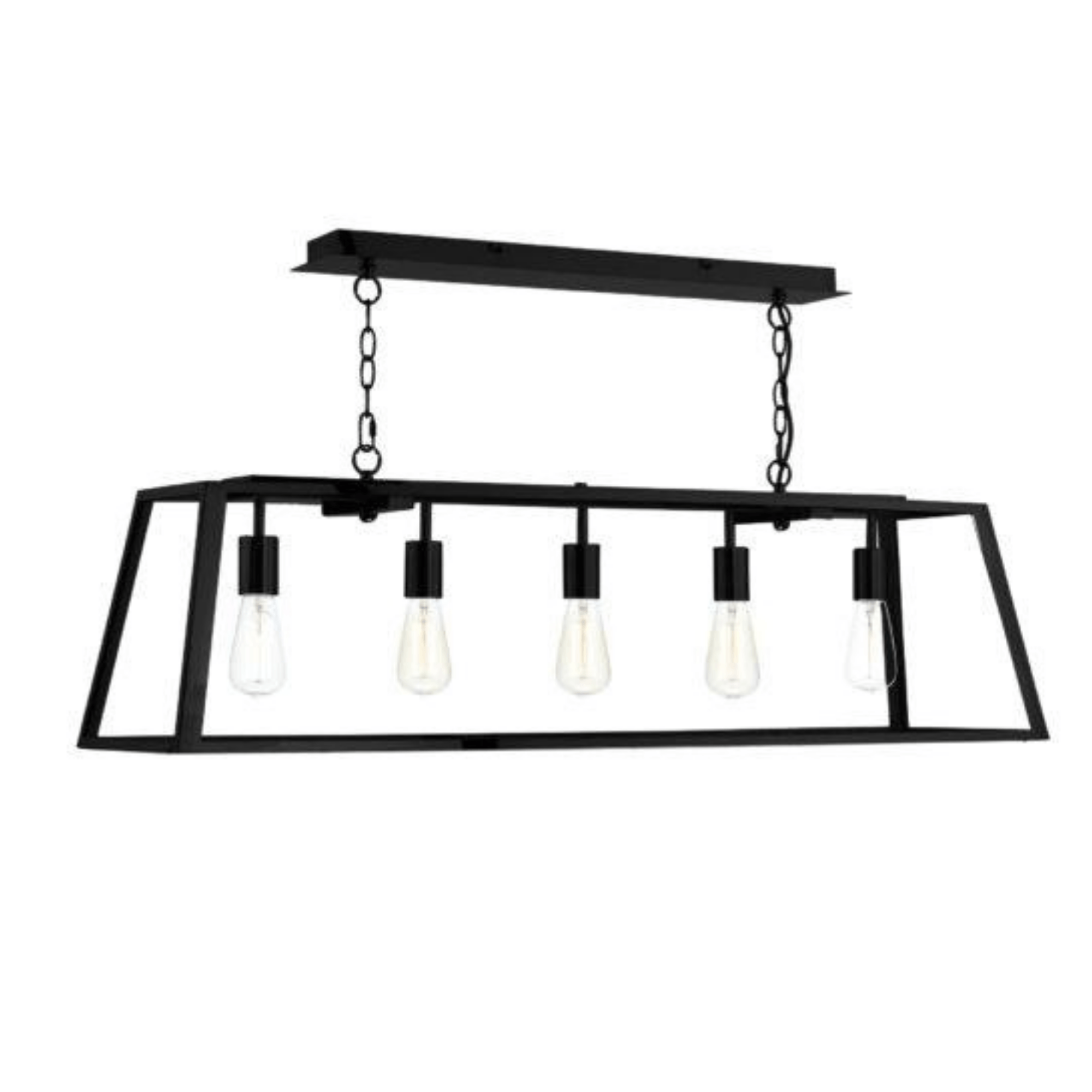 Academy 3/5 Light Bar Fitting Antique Copper, Black, Stainless Steel