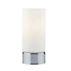 Jot Touch Table Lamp Polished Chrome complete with Glass Shade - Cusack Lighting