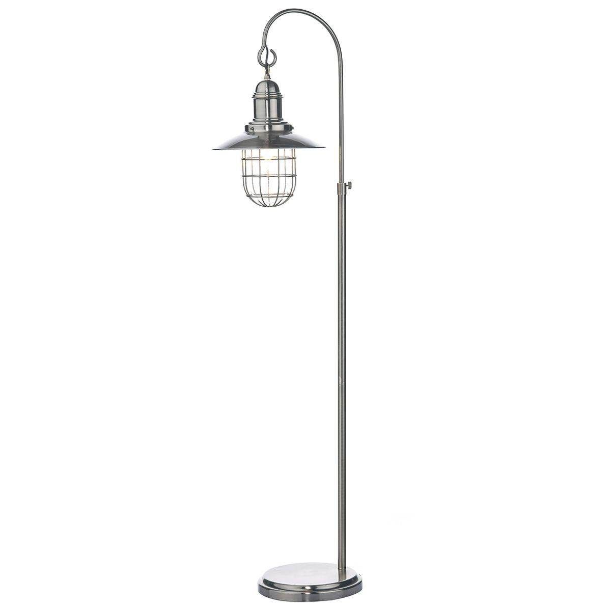 Dar Terrace Floor Lamp Antique Chrome - Cusack Lighting