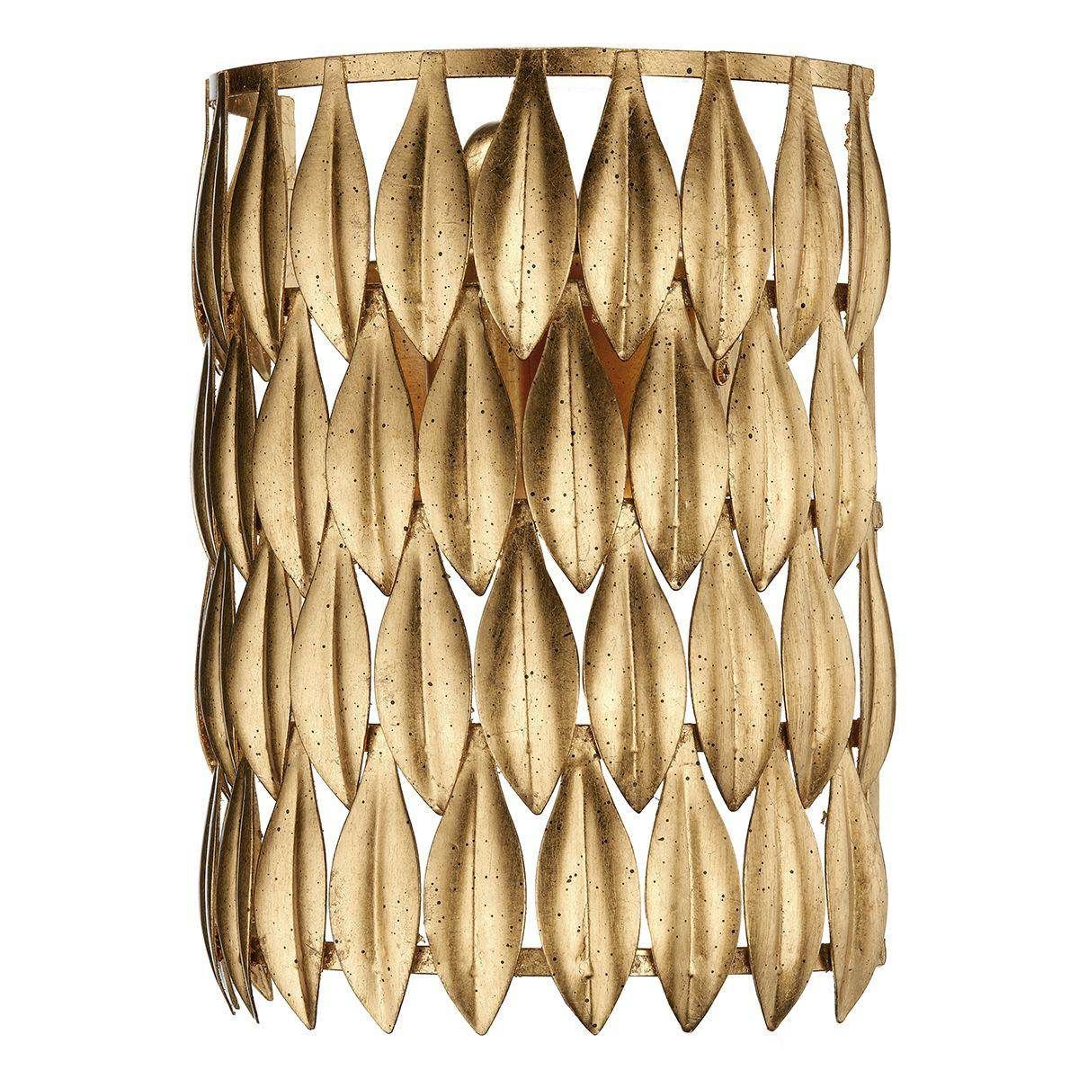 Dar Volcano 1 Light Wall Bracket Gold - Cusack Lighting