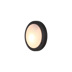 Daru Flush Wall Lamp IP54 - Black/White