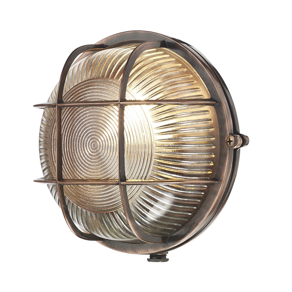 Admiral Round Bulkhead Indoor & Outdoor Wall Light IP64 