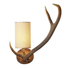 Antler Wall Light Left/Right Hand complete with Shade