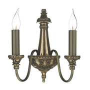 Bailey 2 Light Wall Light Bronze/Pewter/Ash Grey - Finish
