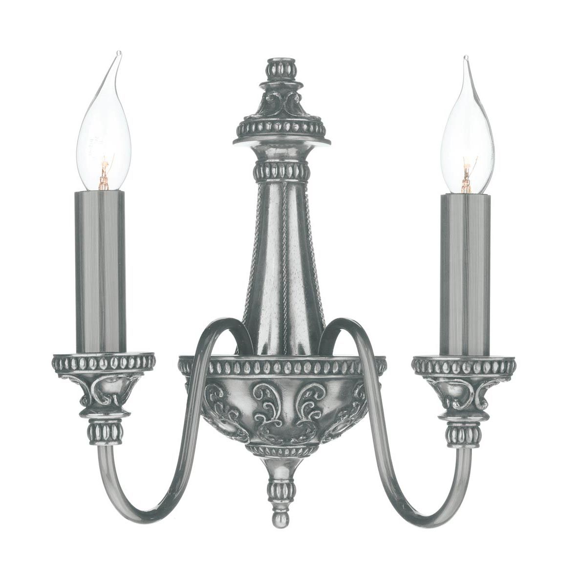 Bailey 2 Light Wall Light Bronze/Pewter/Ash Grey - Finish