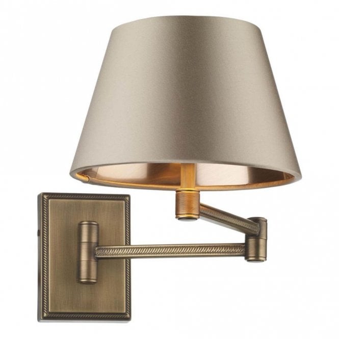 David Hunt Pimlico Wall antique Brass with Swivel Arm