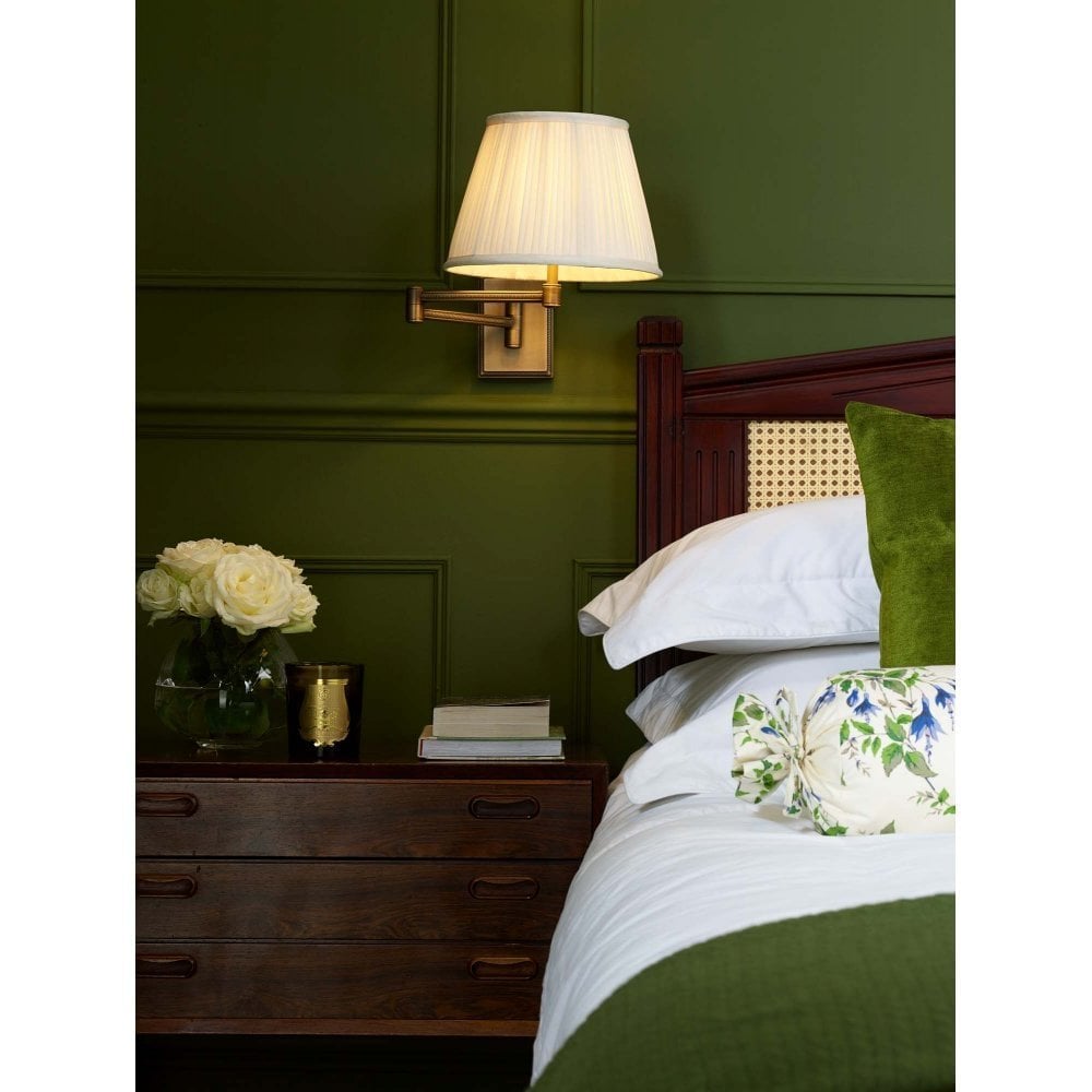 David Hunt Pimlico Wall antique Brass with Swivel Arm