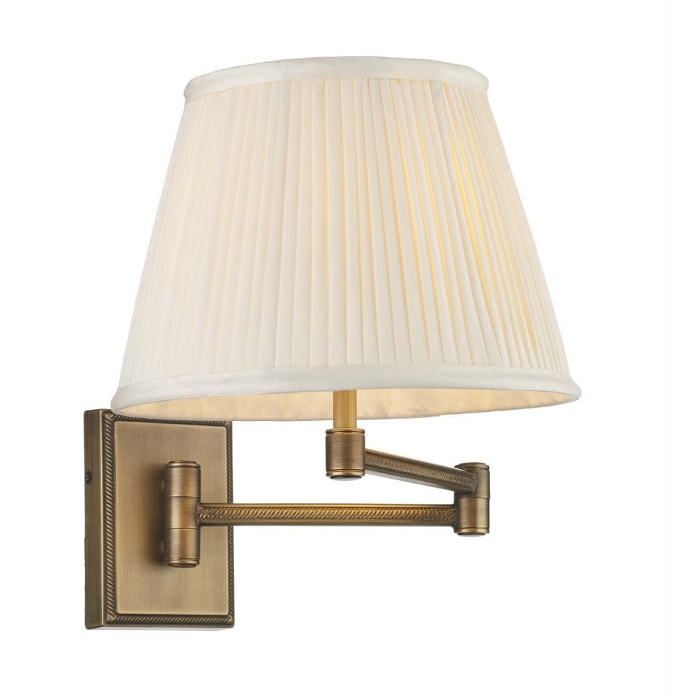 David Hunt Pimlico Wall antique Brass with Swivel Arm