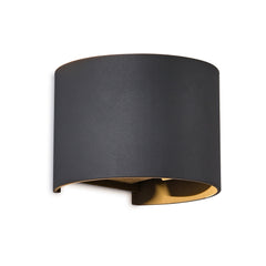 Davos Round Outdoor Up/Down LED Wall Lamp IP54 - Various Colors