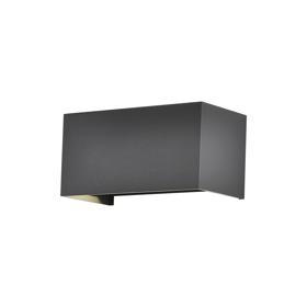 Davos Rectangular Outdoor Up/Down Wall Light IP54 - Various Colors