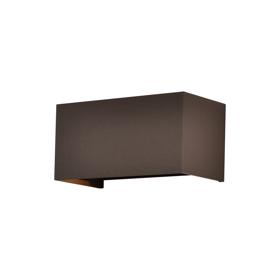Davos Rectangular Outdoor Up/Down Wall Light IP54 - Various Colors